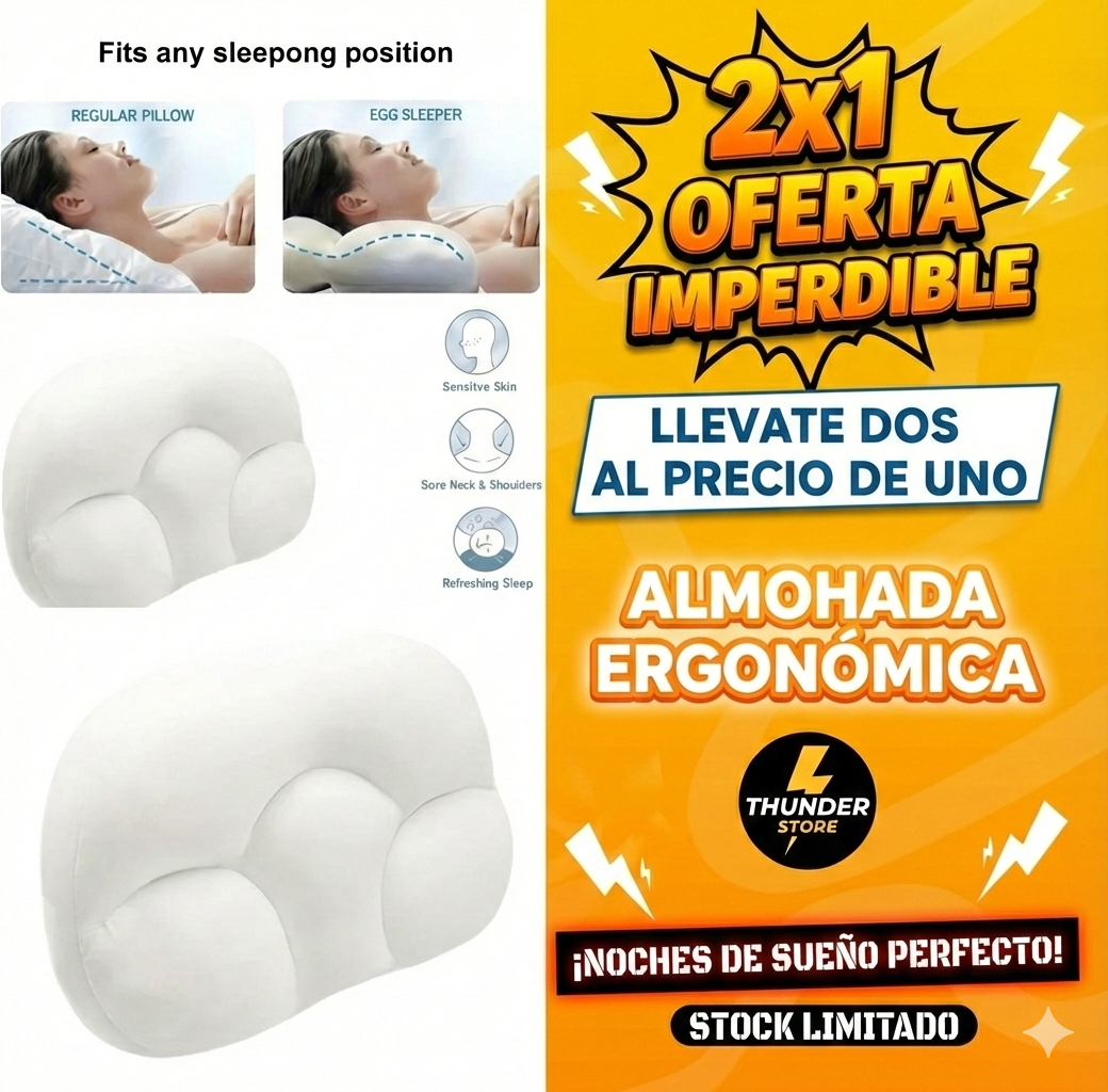 Combo 2x1 Almohada Deep Sleep 3D